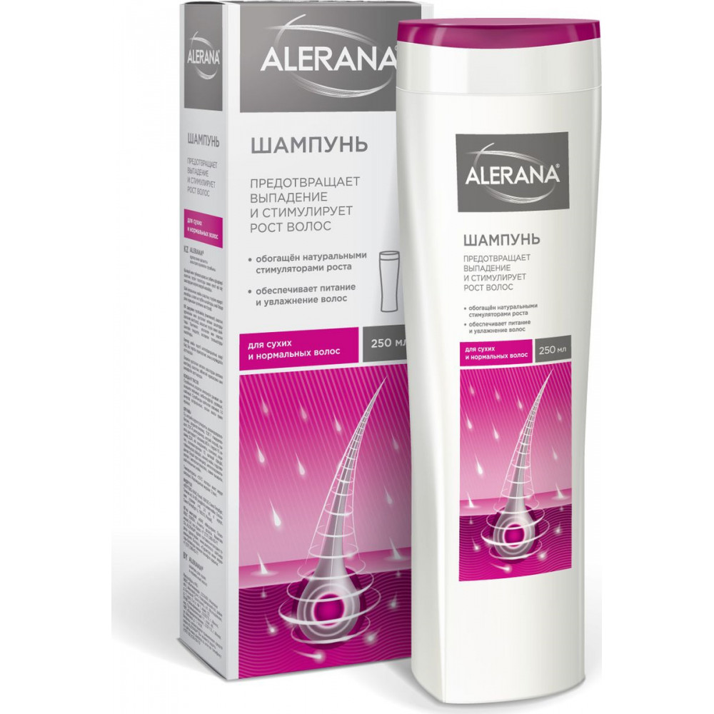  
Шампунь Alerana, для сухих и нормальных волос, 250 мл