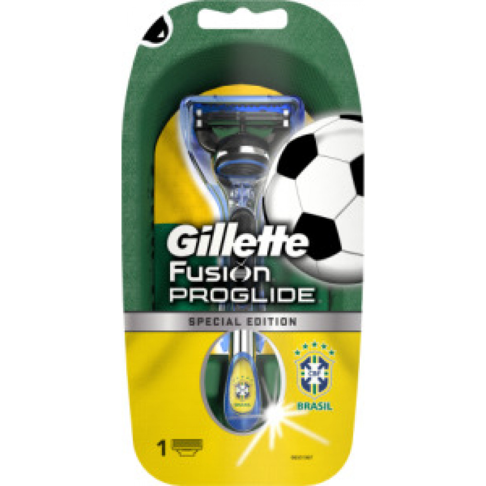ПРОДУКТ - GILLETTE® FUSION® PROGLIDE ™ MANUAL RAZOR BRAZIL SPECIAL EDITION