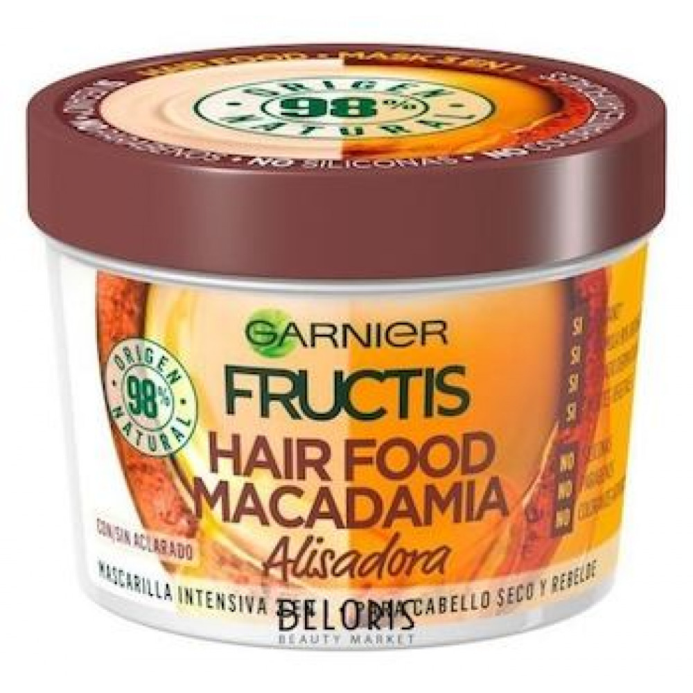 Маска для волос Garnier Fructis Superfood 3в1 Разглаживающая Макадамия (390 мл)