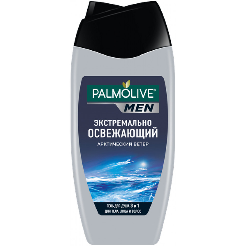 Гель для душа Palmolive Men Арктический ветер 3 в 1 для тела, лица и волос 250 мл