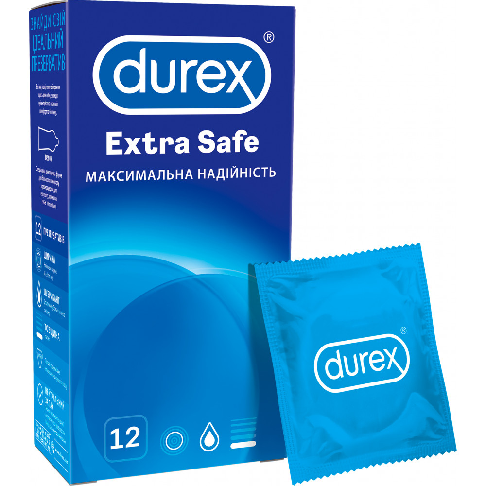 Презервативы Durex Extra Safe 12 шт