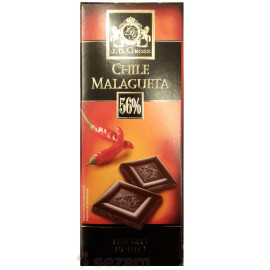 Темный шоколад J.D.Gross 56% EDEL Zartbitter CHILI 125 г