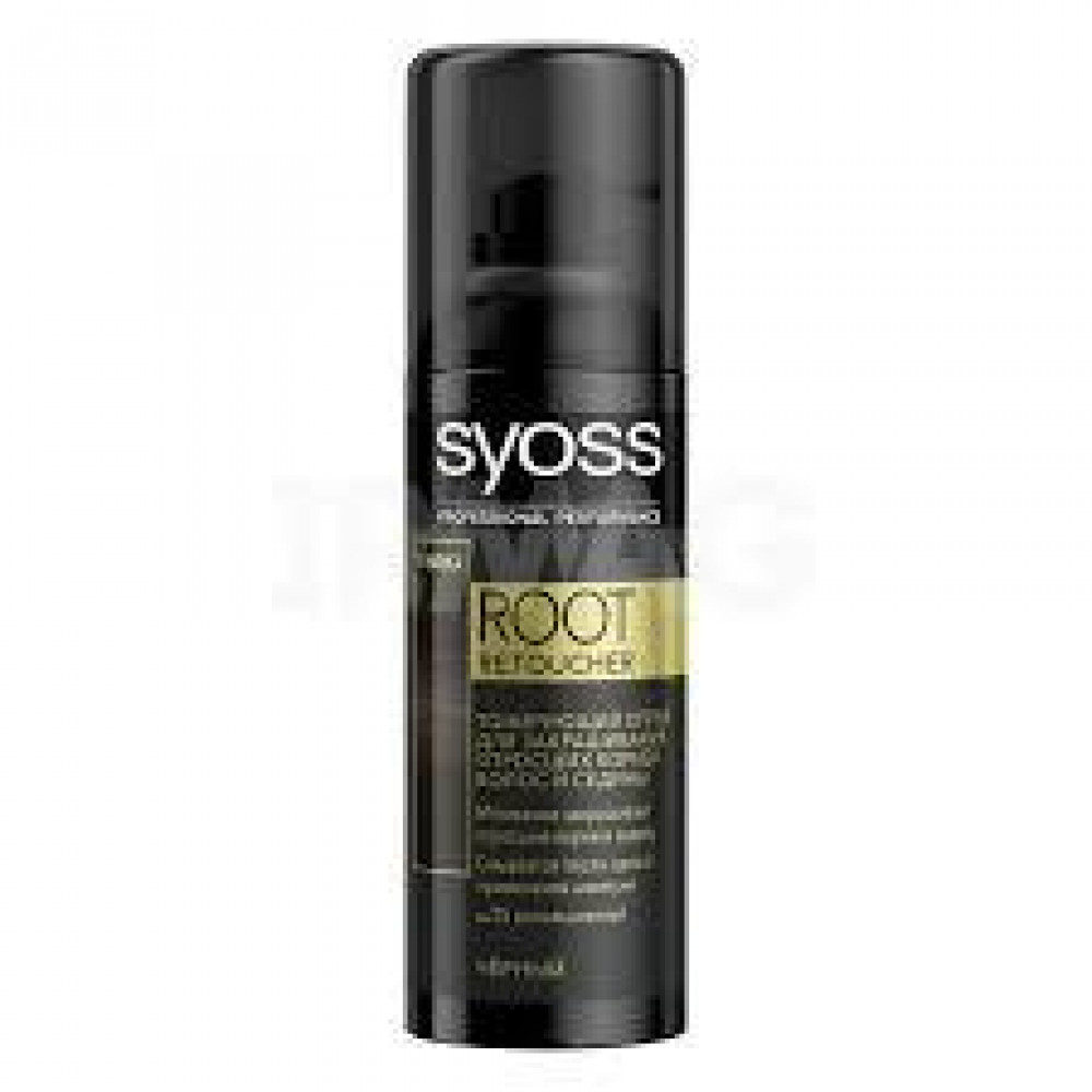 Спрей для волос Syoss Root Retoucher Тонирующий (120 мл) - Черный