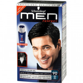 Тонирующий гель для мужчин "Men Perfect", оттенок: 90 (Натуральный черный)