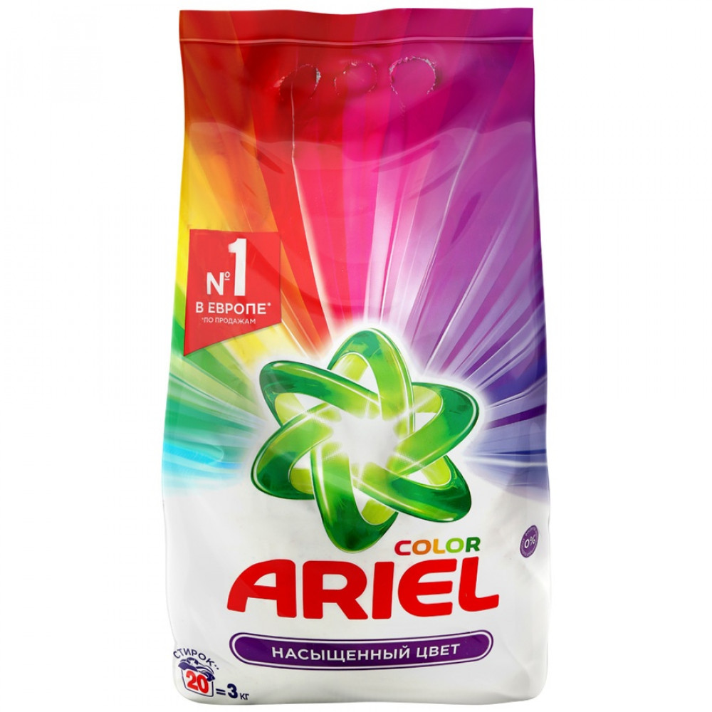 Стиральный порошок Ariel Автомат Color, 3 кг