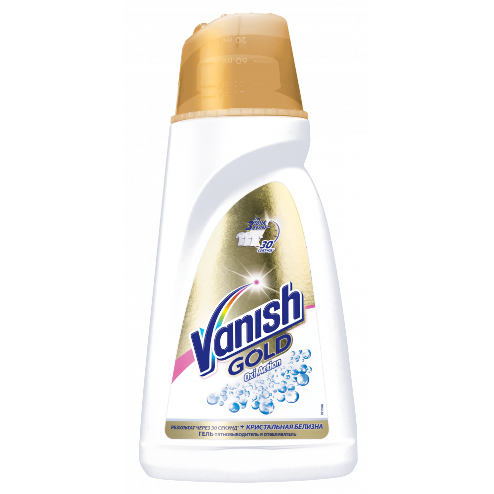 Пятновыводитель для тканей Vanish Gold Oxi Action гель "Кристальная белизна", 1 л