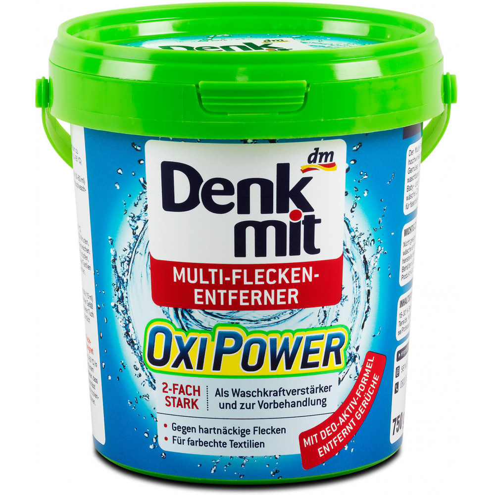 Универсальный пятновыводитель для цветного Denkmit Oxi Power WEISS, 750 г